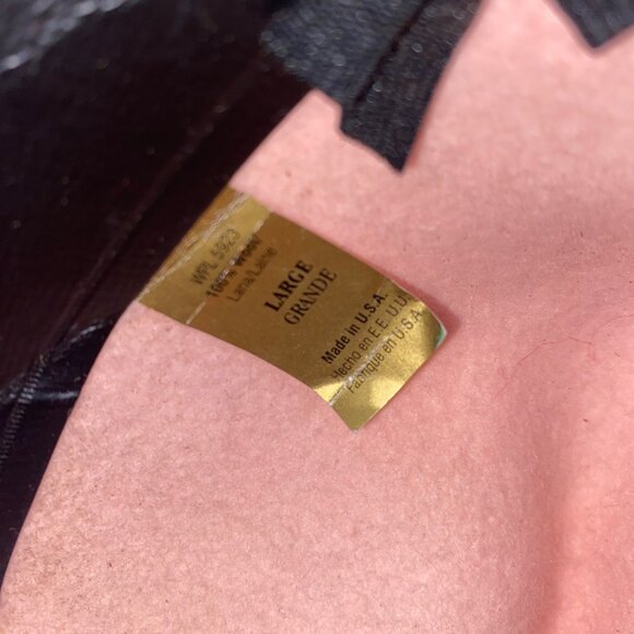 Eddy Bros. Ranger Pink Wool Western Hat L